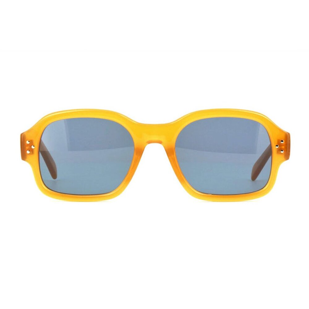 NEW CELINE SUNGLASSES, WOMEN SQUARE ORANGE GRAY EYEWEAR CELINE - Picture 2 of 3